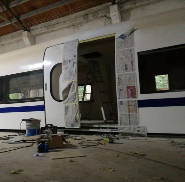 茫崖市高铁模型