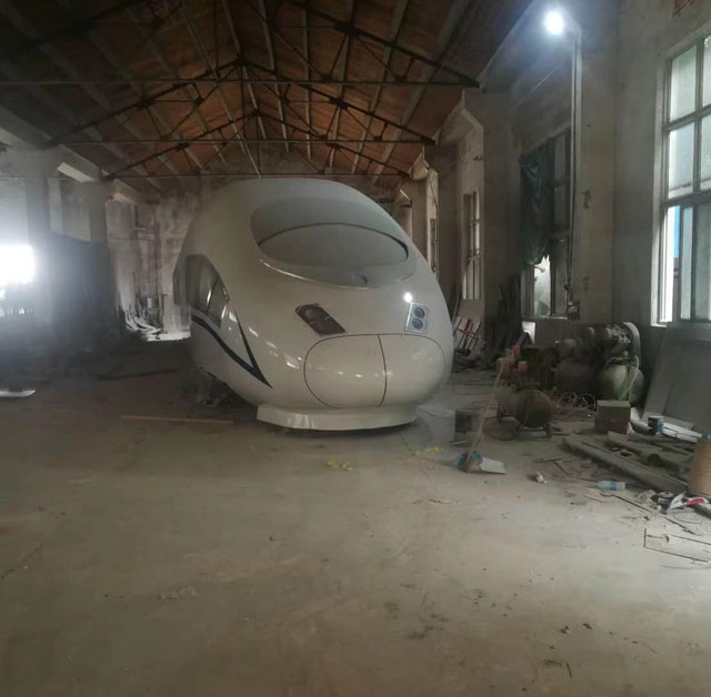 茫崖市高铁模型