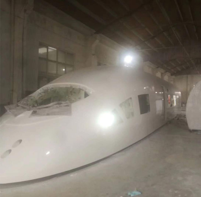 茫崖市高铁模型